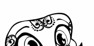 Mały krokodyl mały krokodyl obrazek do drukowania