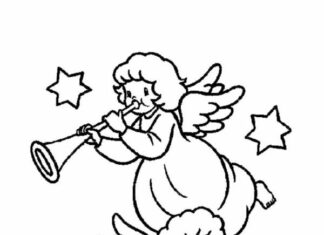 Muzykalne aniołki muzykalne aniołki obrazek do drukowania