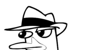 pepe pan dziobak obrazek do drukowania