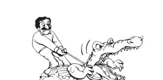 Polowanie na aligatora polowanie na aligaotra obrazek do drukowania