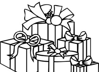 Duże prezenty Duże prezenty obrazek do drukowania