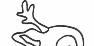 Renifer Rudolf renifer rudolf obrazek do drukowania