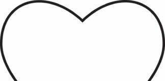 Serduszko serduszko obrazek do drukowania