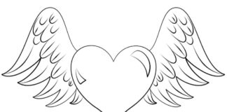 Serduszko dla mamy serduszko dla mamy obrazek do drukowania