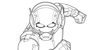 Szalony Action Man action man obrazek do drukowania