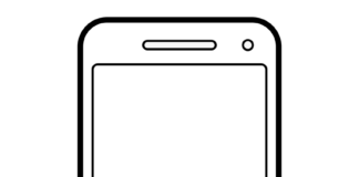 telefon dotykowy obrazek do drukowania