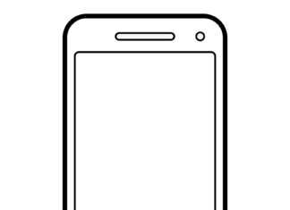 Telefon dotykowy telefon dotykowy obrazek do drukowania