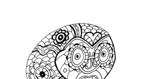 Wąż ze szczegółami wąż dla dorosłych obrazek do drukowania