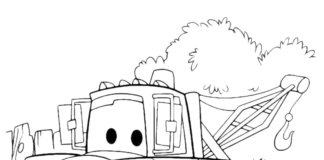 złomek z bajki auta 2 obrazek do drukowania