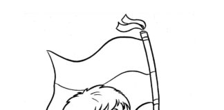 Dzień Flagi święto dzień flagi obrazek do drukowania