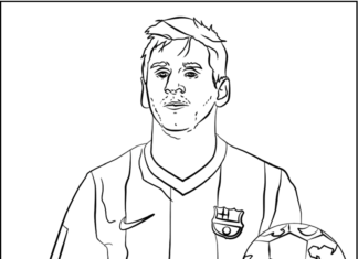 Lionel Messi Lionel Messi kolorowanka do drukowania