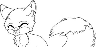 Lis z bajki Lis z bajki kolorowanka do drukowania