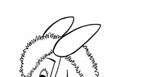 Siedzący osiołek Siedzący osiołek kolorowanka do drukowania