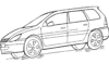 Peugeot 307 kolorowanka do drukowania