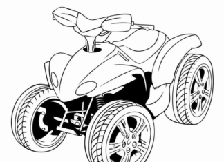 Quad uliczny Quad uliczny kolorowanka do drukowania