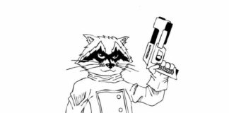 Szop z bajki Szop z bajki kolorowanka do drukowania