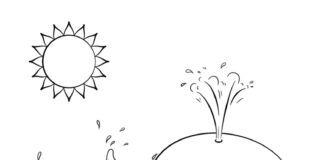 Wieloryb na falach Wieloryb na falach kolorowanka do drukowania