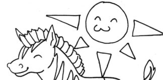 Uśmiechnięta zebra zebra kolorowanka obrazek do drukowania