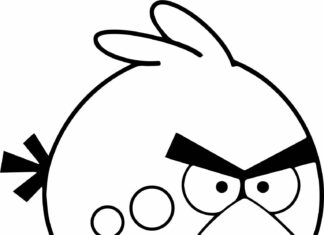 Angry Birds – wściekłe ptaki angry birds kolorowanka do drukowania