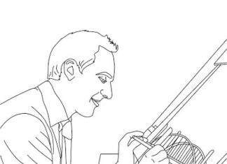 Architekt projektuje architekt projektuje kolorowanka do drukowania