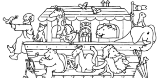 Arka Noego arka noego kolorowanka do drukowania