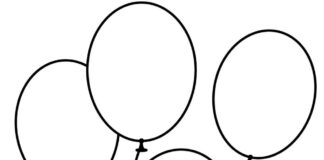 Balony balony kolorowanka do drukowania
