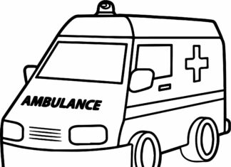 barbie karetka pogotowia kolorowanka do drukowania