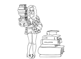 Bibliotekarz bibliotekarz kolorowanka do drukowania