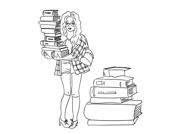 bibliotekarz kolorowanka do drukowania