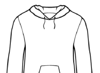 Bluza z kapturem Bluza z kapturem obrazek do drukowania