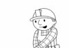 Bob budowniczy gra w golfa bob budowczny gra w golfa kolorowanka do drukowania