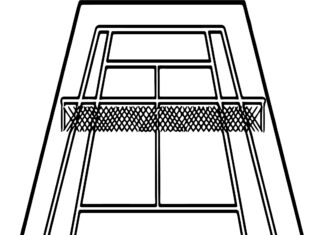boisko do tenisa ziemnego kolorowanka do drukowania