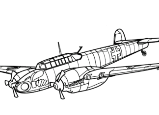 bombowiec dla dzieci kolorowanka do drukowania