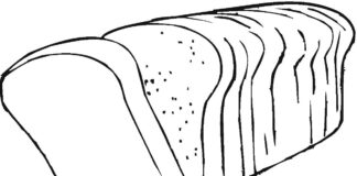 chleb tostowy kolorowanka do drukowania