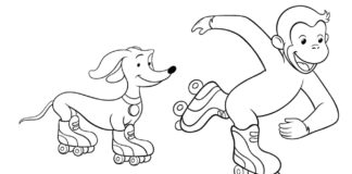 Ciekawski George ciekawski george kolorowanka do drukowania