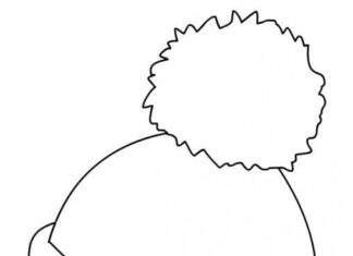 Ciepła czapka obrazek do drukowania