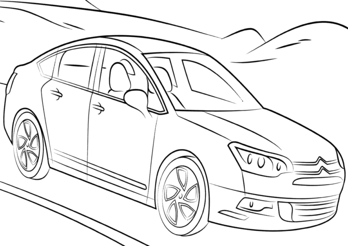 citroen c5 kolorowanka do drukowania