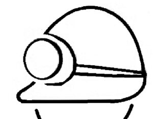 Czapka górnika obrazek do drukowania