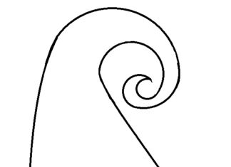 Czapka krasnala obrazek do drukowania