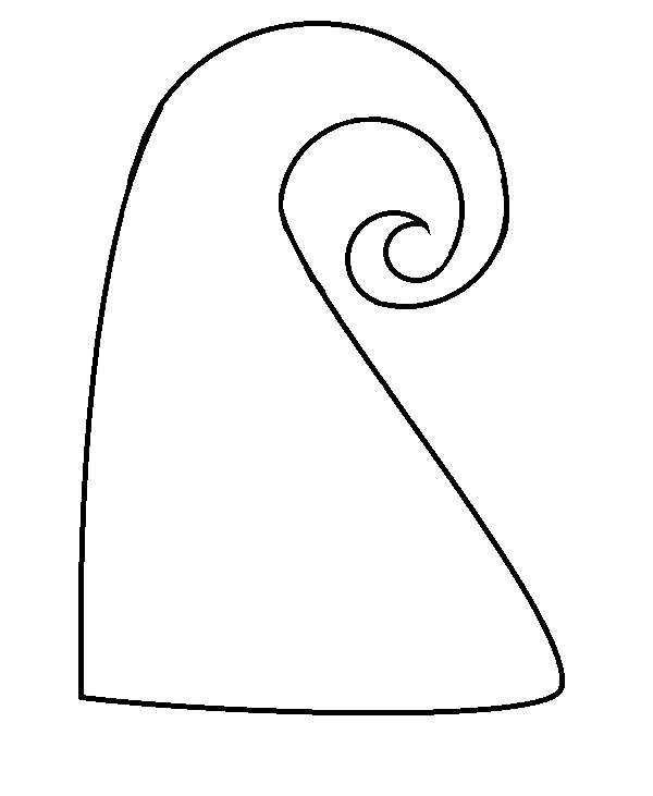 Czapka krasnala obrazek do drukowania