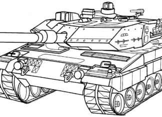 Czołg dla dzieci czołg dla dzieci kolorowanka do drukowania