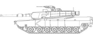 czołg na wojnie kolorowanka do drukowania