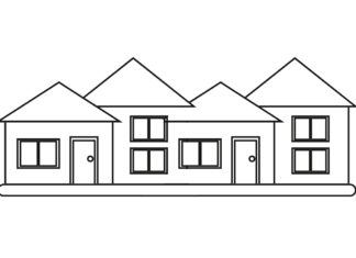 Dom bliźniak dom bliźniak kolorowanka do drukowania