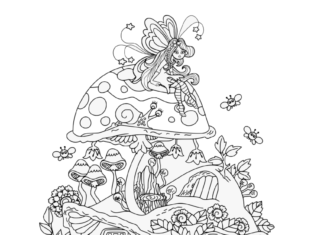 Dom hobbita dom hobbita kolorowanka do drukowania