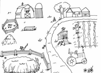 Dom na wsi dom na wsi kolorowanka do drukowania