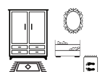 Dom przedpokój dom przedpokój kolorowanka do drukowania