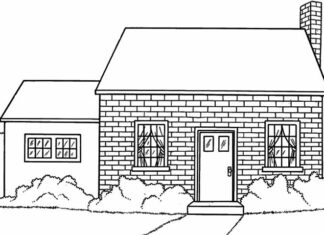 Dom z cegieł dom z cegieł kolorowanka do drukowania