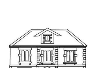 Dom z oknami dom z oknami kolorowanka do drukowania