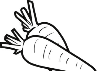 Dwie marchewki dwie marchewki kolorowanka do drukowania