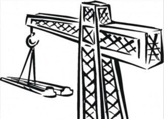 Dźwig na budowie dźwig na budowie kolorowanka do drukowania